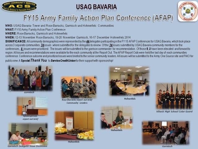 FY 2015 AFAP Conferences storyboard