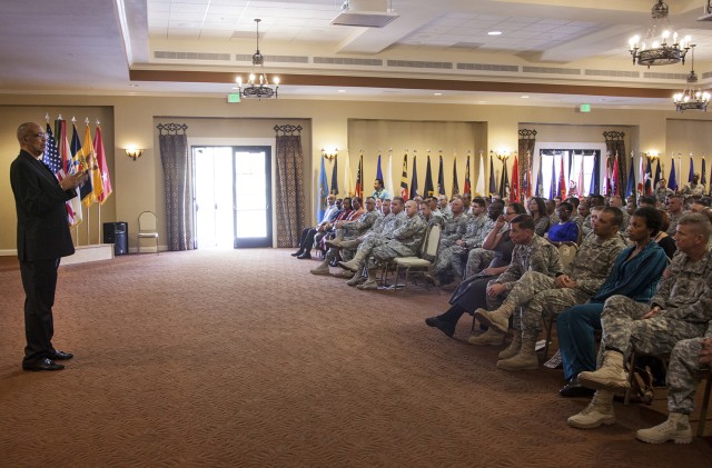 Fort Irwin's Sandy Basin Community Center was full for the 2015 Dr. Martin Luther King Jr. commemoration