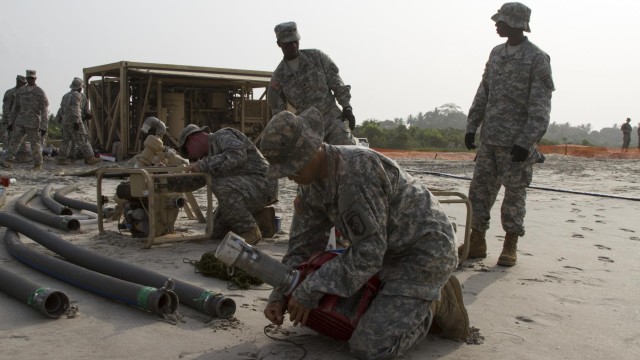 Army logistics thrives in Liberia