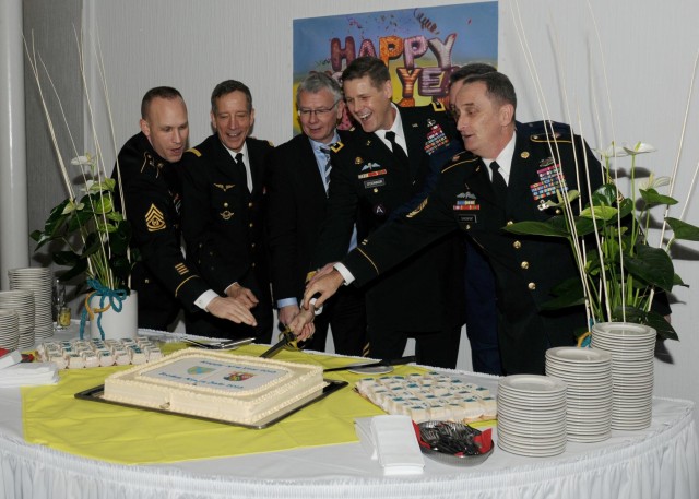 21st TSC hosts military, local leaders during New Year's reception