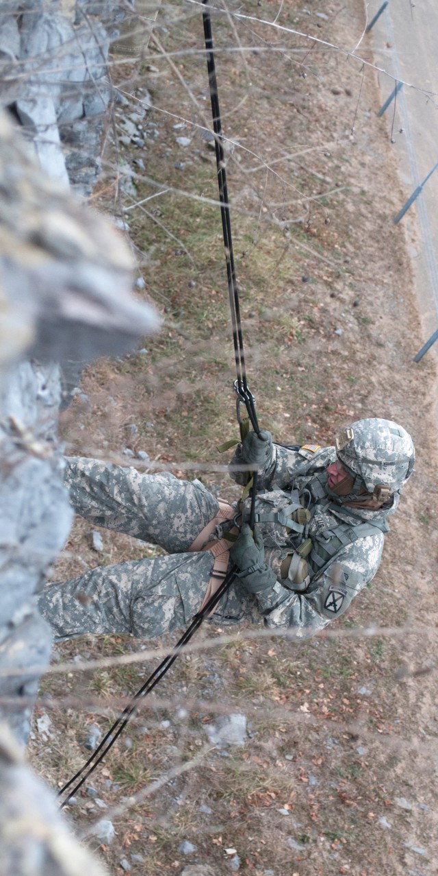 Rappelling