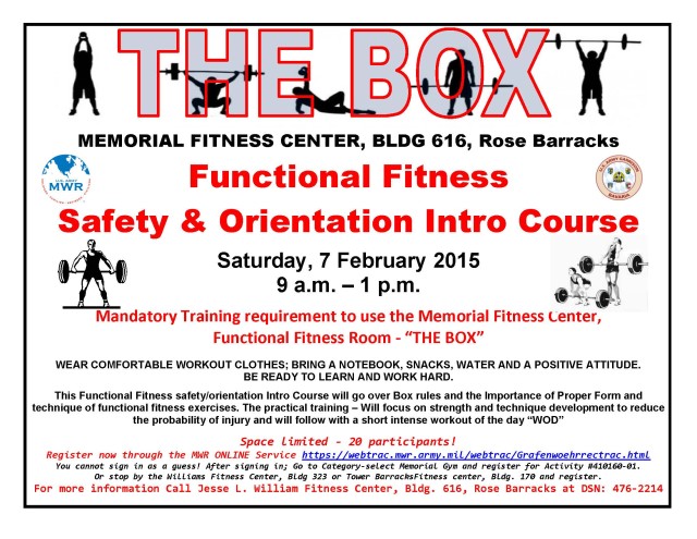 Functional Fitness Center orientation