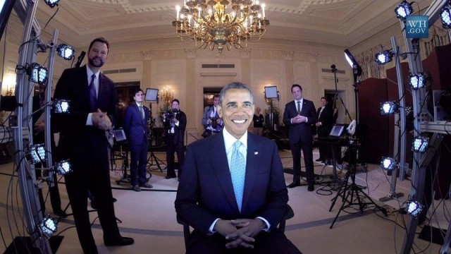 3-D portraits of President Barack