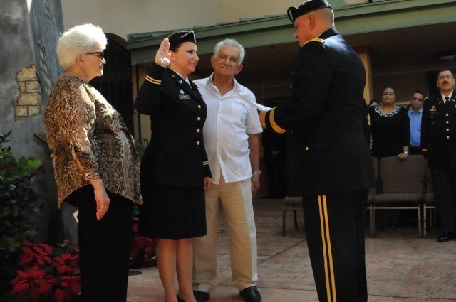 Diaz-Rex promotes to Colonel in the US Army Reserve