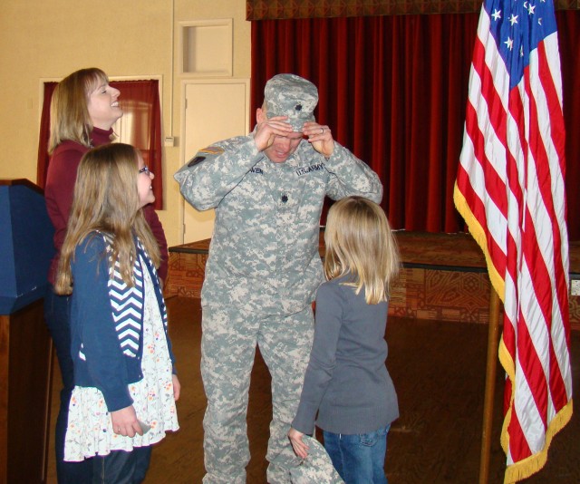 Eric L. Bowen promoted to Lt. Col. at U.S. Electronic Proving Ground
