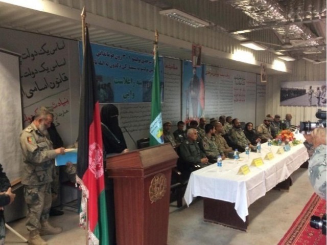 Afghan Border Police Zone 301 hosts women's police integration conference