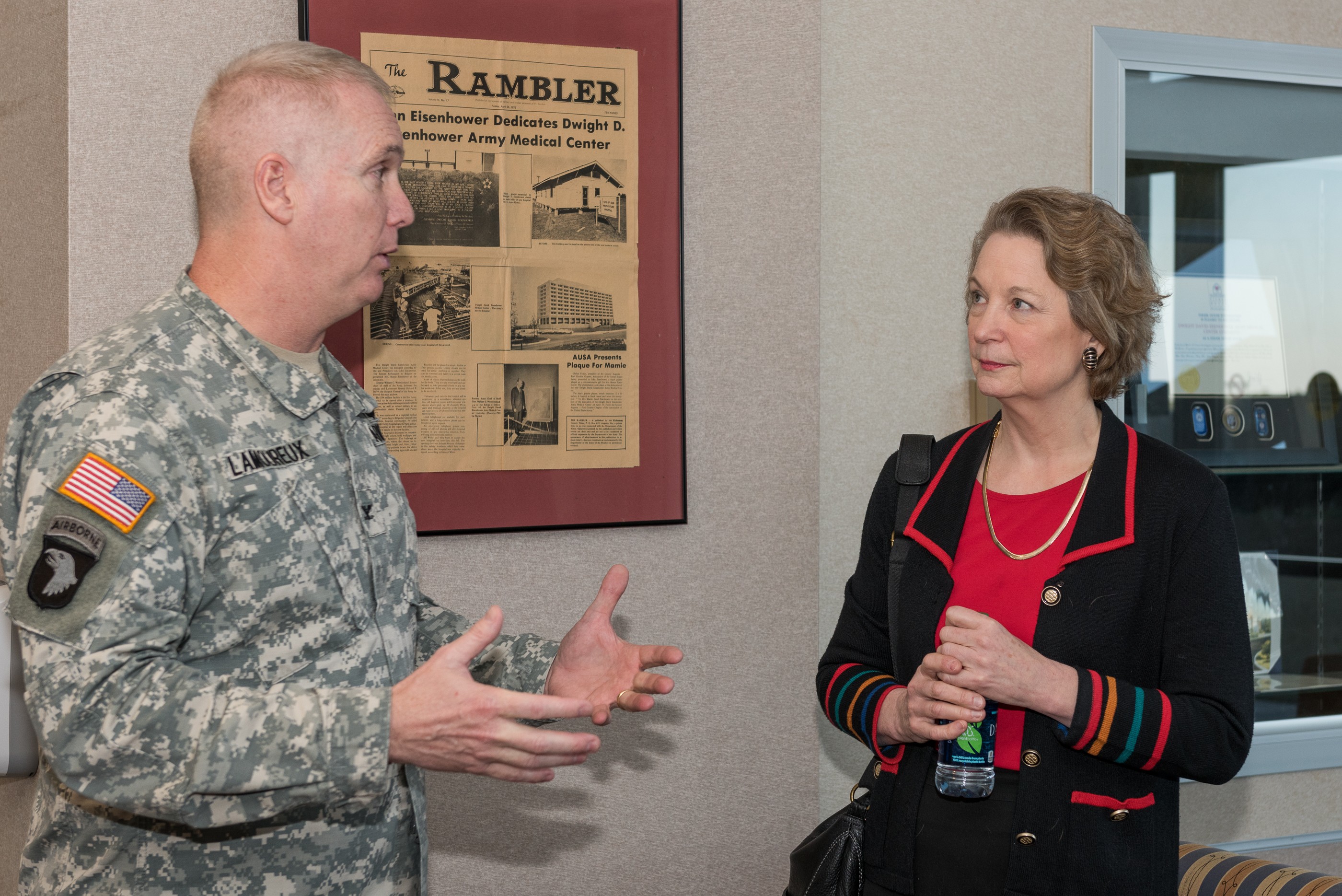 Susan Eisenhower visits the Eisenhower Army Medical Center | Article ...