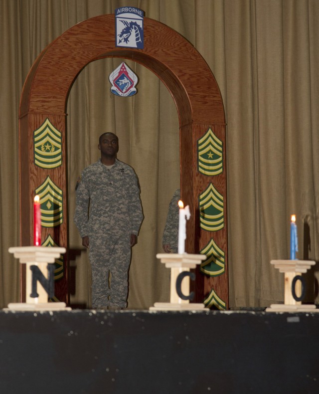 Noncommissioned officer induction ceremony marks milestone in Soldiers' careers