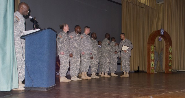 Noncommissioned officer induction ceremony marks milestone in Soldiers' careers