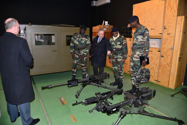 Senegal Army Chief of Staff tours Army Europe Italian training facilities