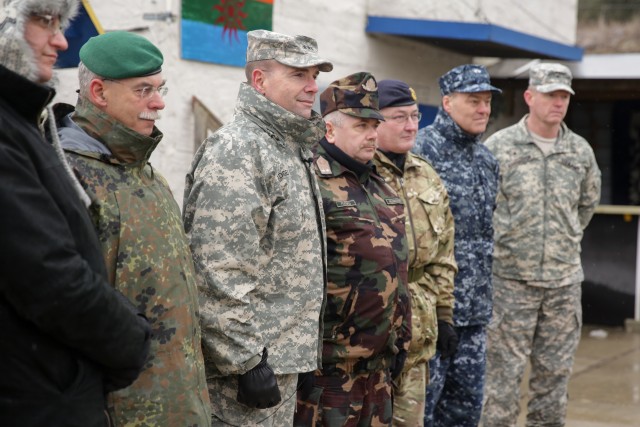 Multinational senior military leaders visit Allied Spirit I