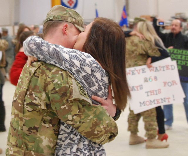 "Big Windy" soldiers blow back home