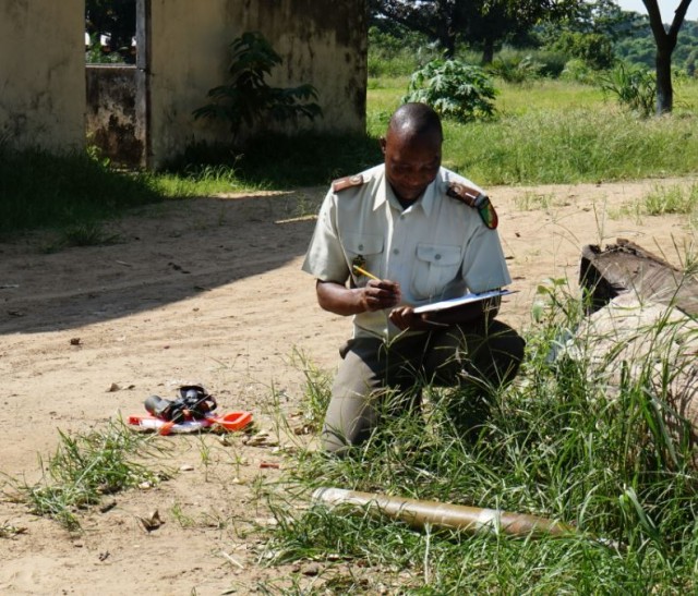 Army EOD troops train with Congolese forces in Africa