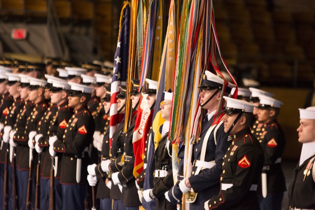 Secretary of Defense Chuck Hagel Armed Forces Farewell hosted by President Barack Obama