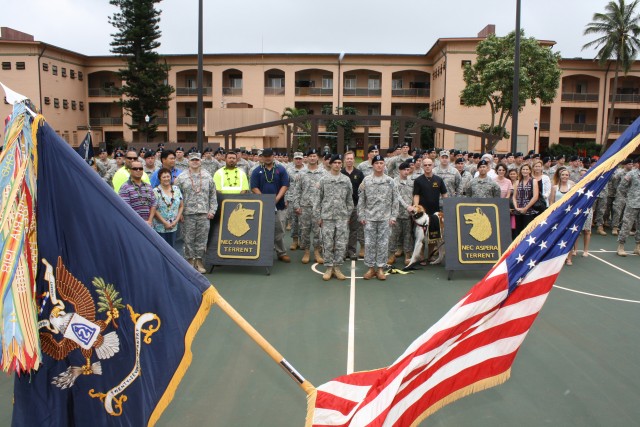 Army Corps, 2nd Battalion 27th Infantry Regiment "Wolfhounds" Reopen Renovated Quad D Barracks