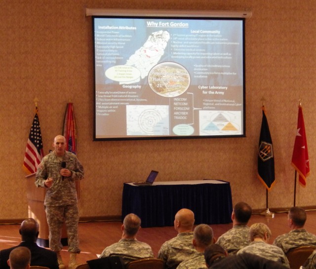 Town halls educate U.S. Army Cyber Command and Second Army headquarters about move to Fort Gordon