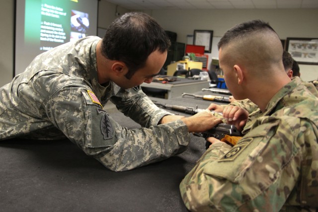 U.S. Army Special Operations Center of Excellence gives 3rd BCT Paratroopers opportunity training on AK-47