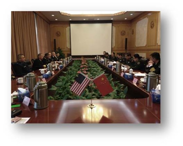 Pacific Command (PACOM) senior medical leaders meet with the People's Liberation Army (PLA) Health Department