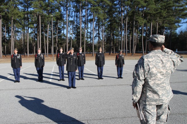 Fort Gordon Soldiers judge JROTC drill meet