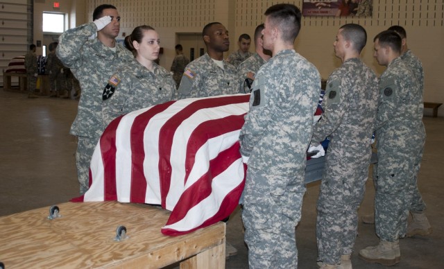 Practice makes perfect: New York Army National Guard Honor Guard trains hard