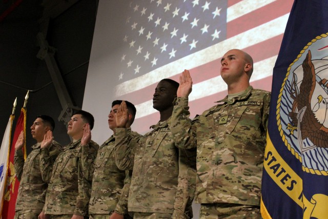 Five U.S. Forces Afghanistan Soldiers achieve dream of becoming U.S. citizens