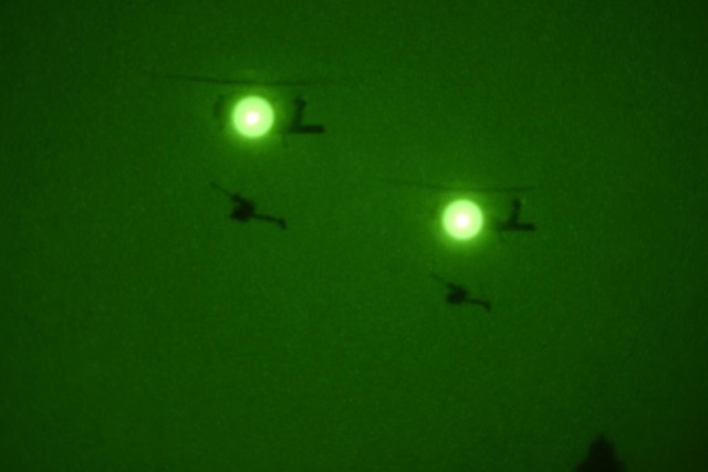 4th IBCT exercise combined air, ground night assault