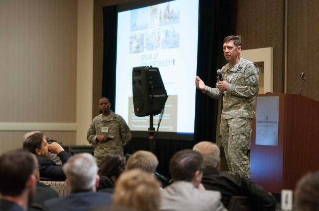 Senior mission commander urges public to speak up for Fort Riley