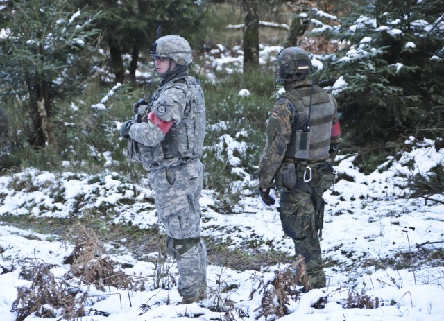 Bull Troop partners up with German Soldiers during Operation Angry Lion