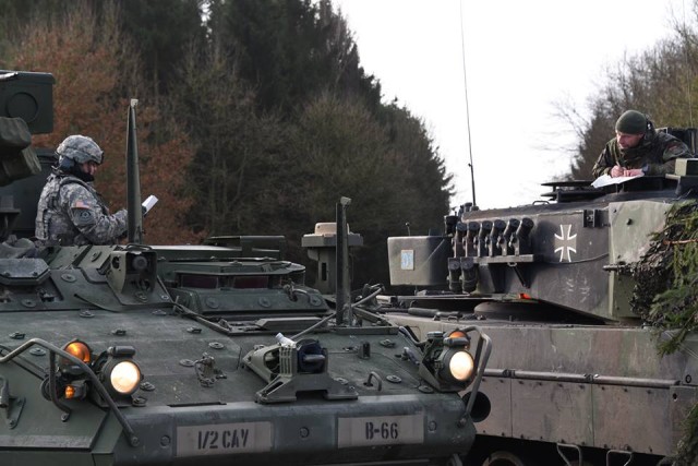 Bull Troop partners up with German Soldiers during Operation Angry Lion