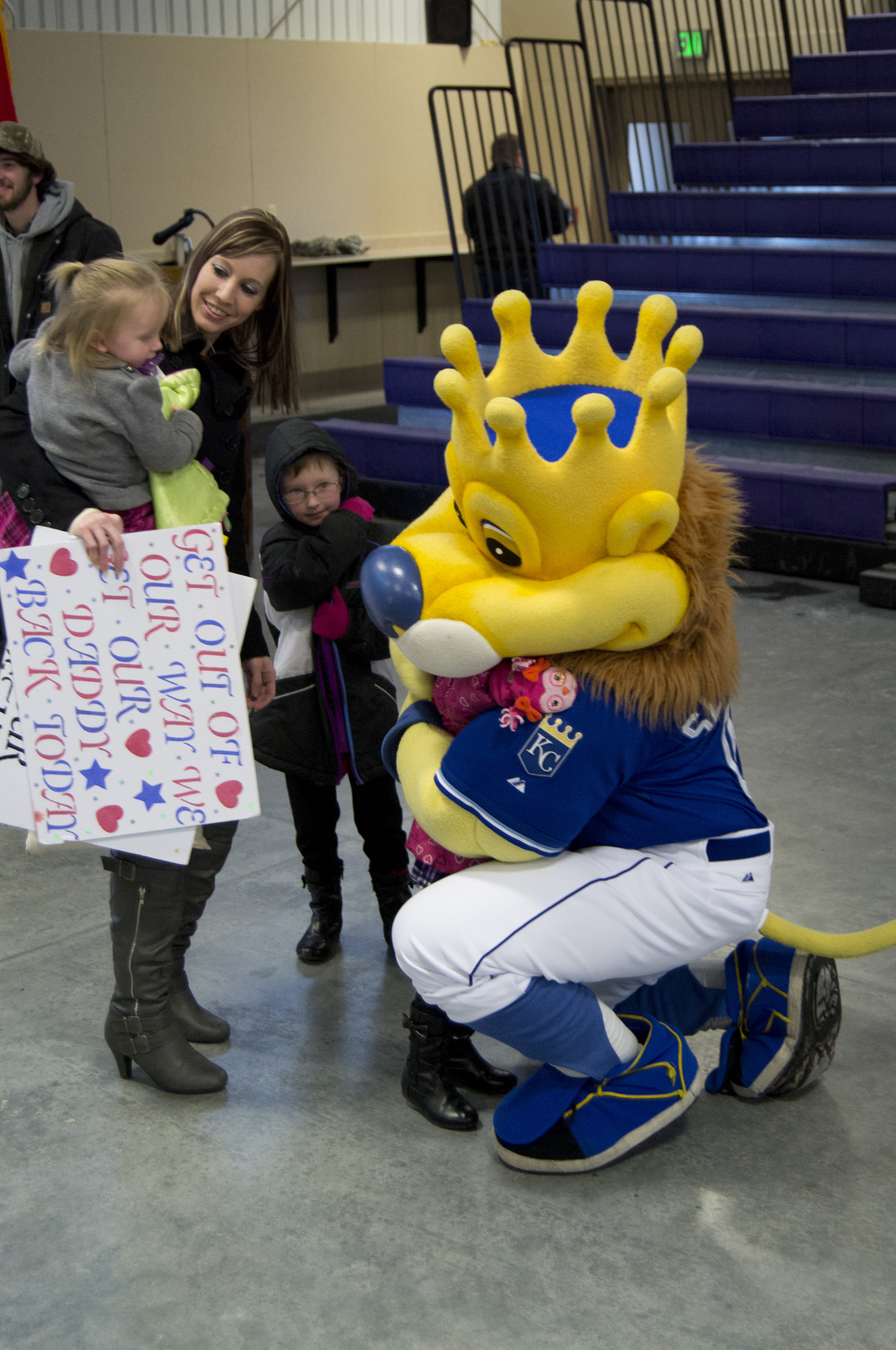 Sluggerrr-Kansas City Royals Mascot has - Royals Charities