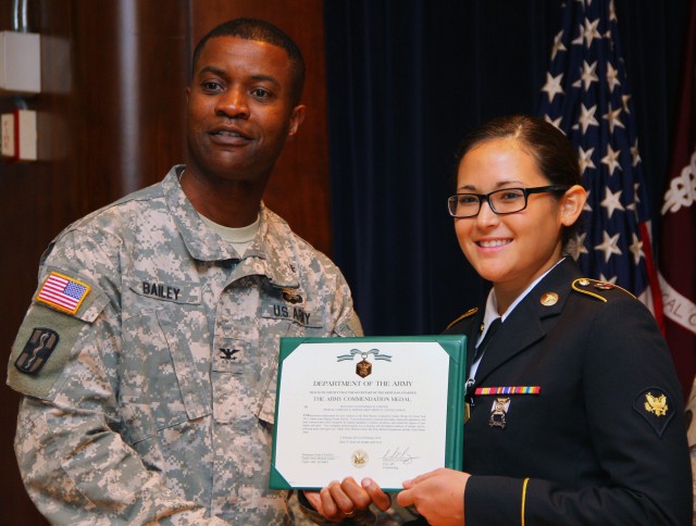 Receiving the award