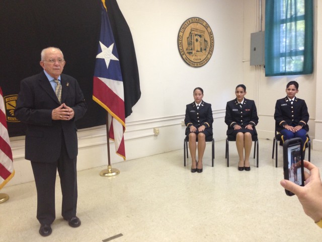 First MG Santoni's Leadership Award is presented