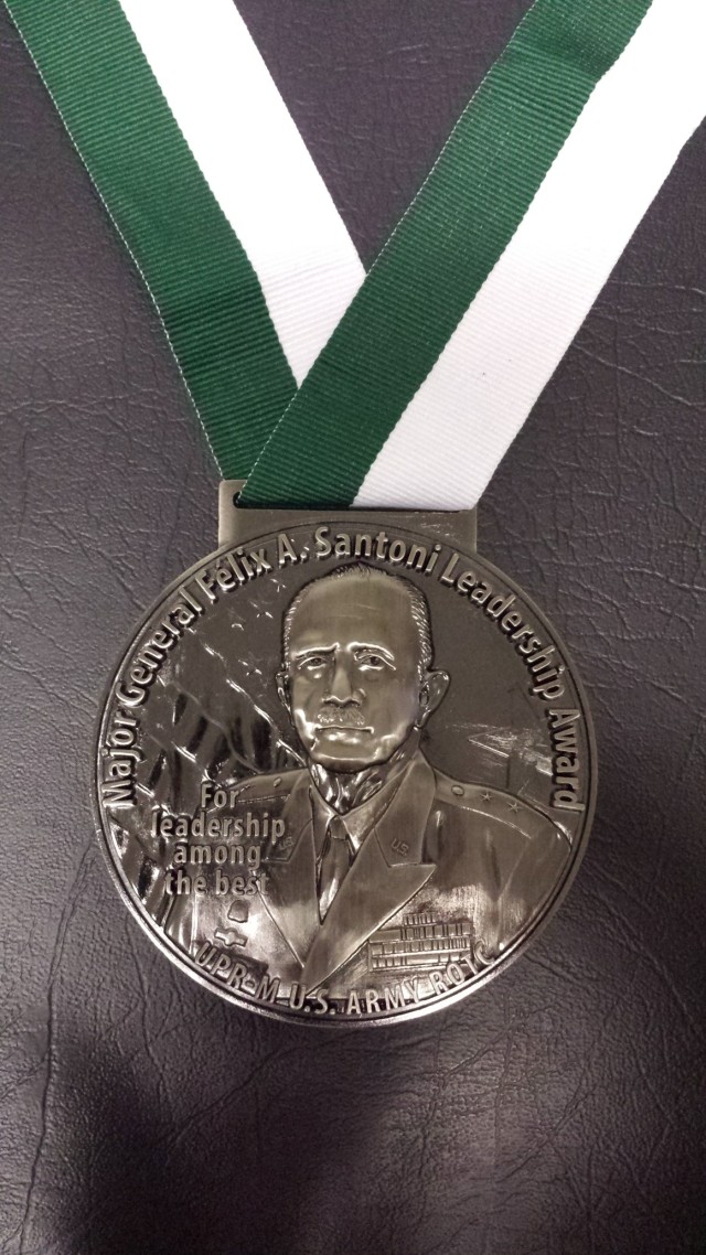 First MG Santoni's Leadership Award is presented