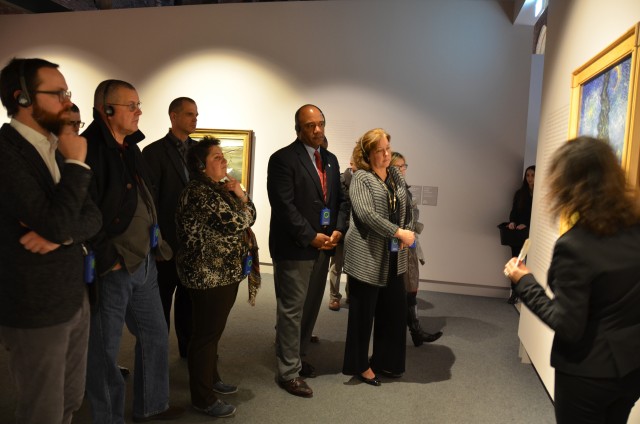 Post leaders visit Vicenza art exhibit