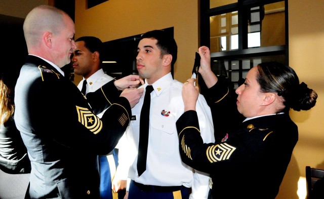 It's a family affair for Army mother and son