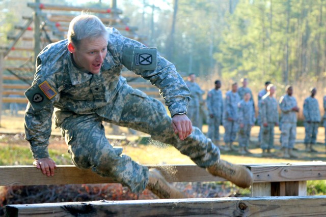 Air Assault, day one, obstacle course