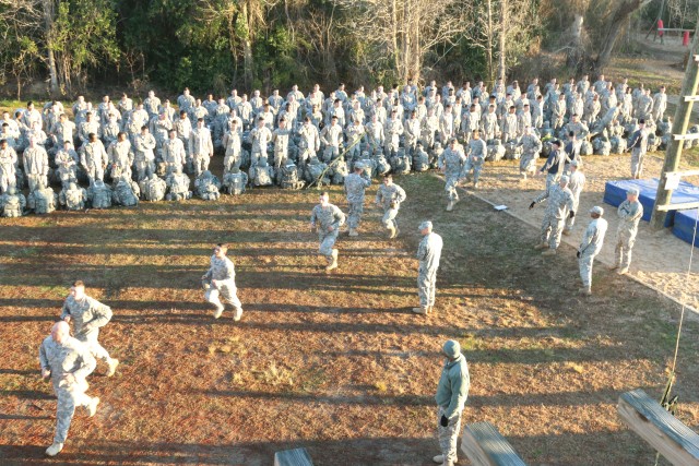 Air Assault, day one, obstacle course