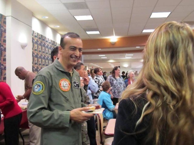 Guests at the AMCOM holiday social