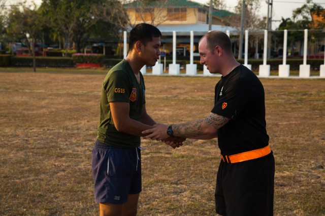 US, Thai Soldiers build camaraderie through sports and fitness