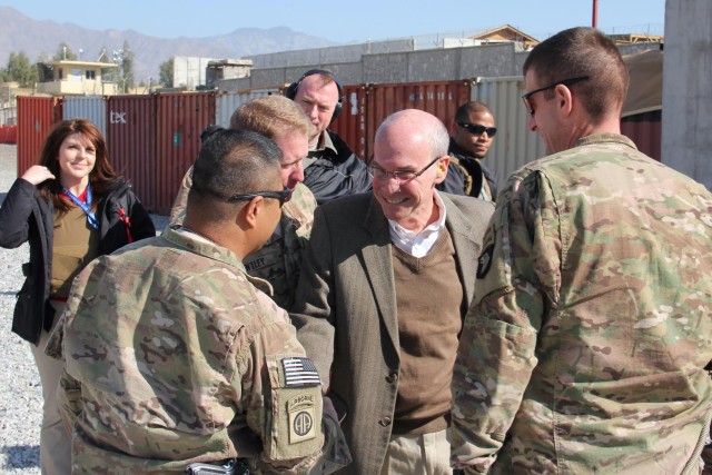 US ambassador to Afghanistan visits TAAC-E