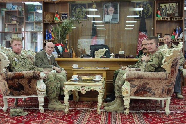 US ambassador to Afghanistan visits TAAC-E