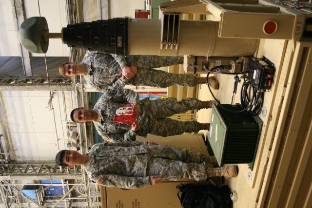 West Point Cadets with 3D prototype