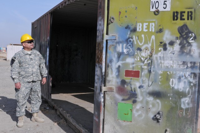 1st TSC manages the CENTCOM container stockpile