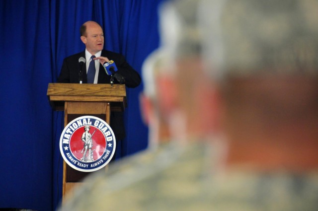 Delaware aviation unit receives emotional send-off