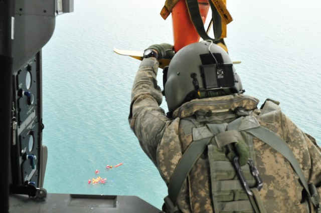 3-25 AVN Conducts First Army Overwater Live Hoist