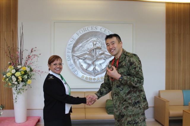 MEDDAC-J Commander presents Commander's Coin