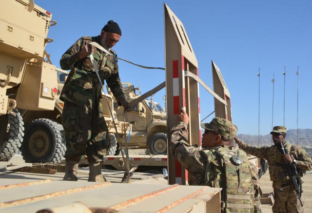 AFSBn-Afghanistan plays key role in historic title transfer of equipment directly to Afghan National Security Forces