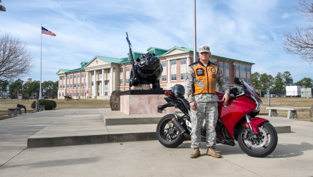 Staff Sgt. William T. Pendleton receives national motorcycle safety award