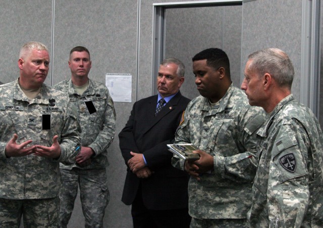 Army Test and Evaluation Command visits the Army Electronic Proving Ground