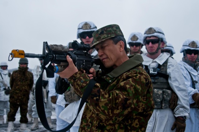 Japan, US armies train together during Exercise North Wind 2015